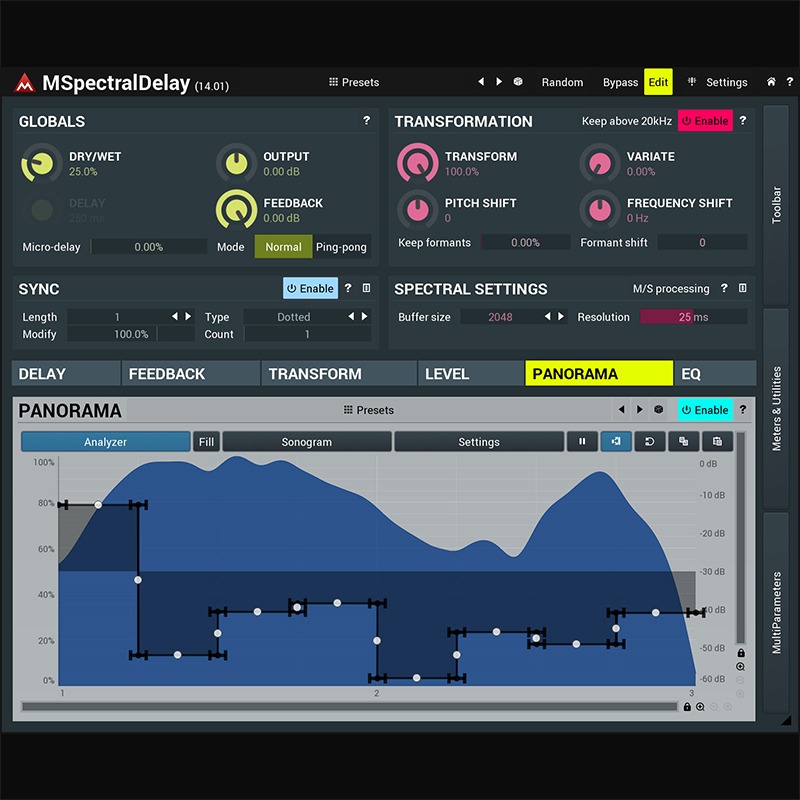 Melda MSpectral Delay