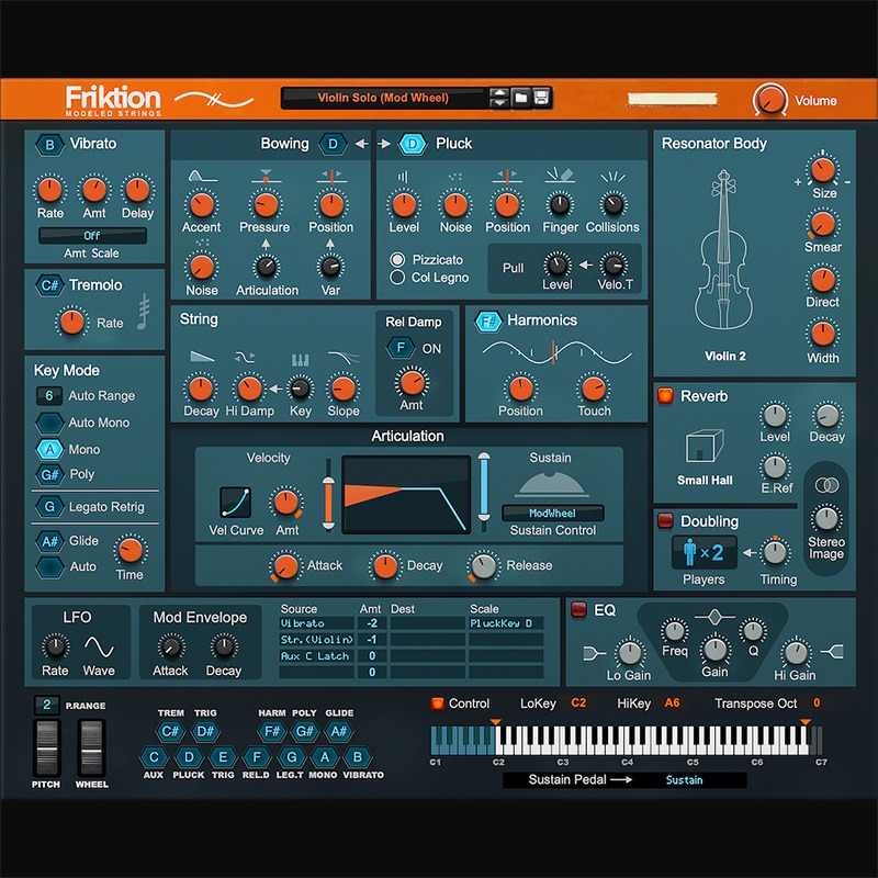 Reason Friktion Modeled Strings